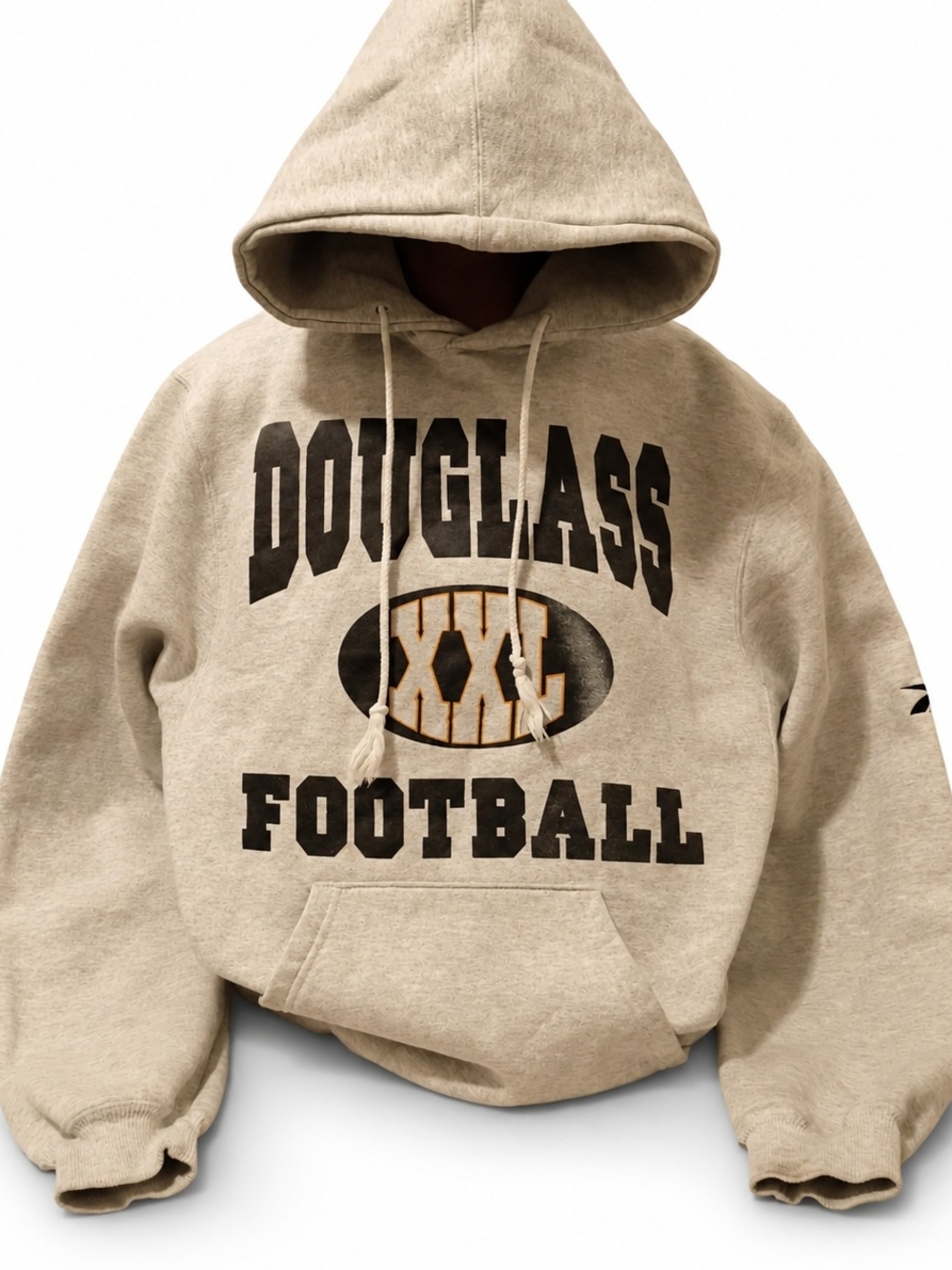 90s Reebok Hooded Pull Over Sweatshirt - Medium.
